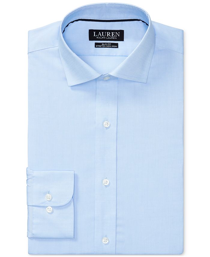 Ralph Lauren Men's Slim-Fit Stretch Dress Shirt - Macy's