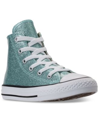 girls turquoise converse