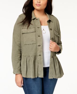 Peplum utility jacket hotsell