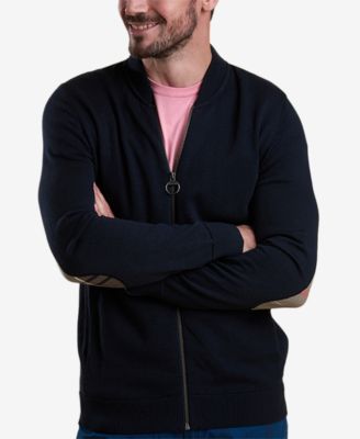 barbour full zip sweater