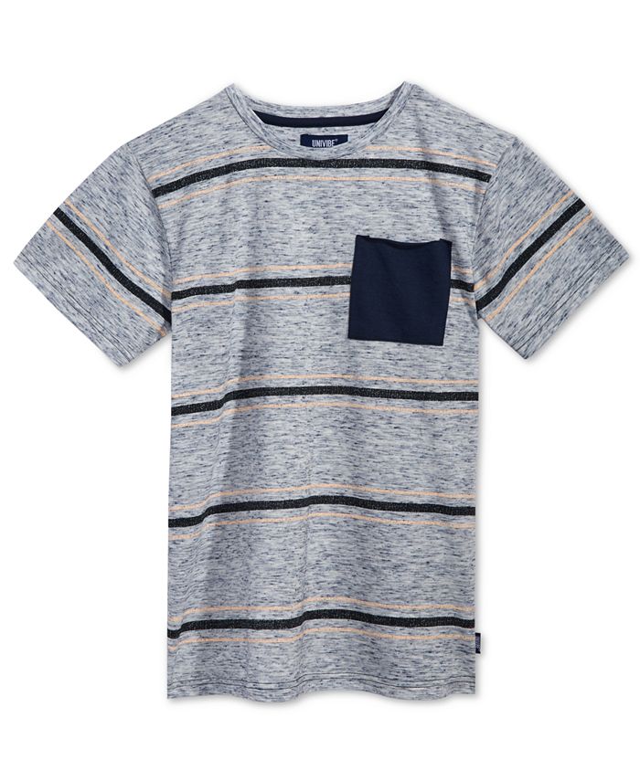 Univibe Simon Striped Pocket T-Shirt, Big Boys - Macy's