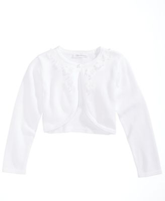 Bonnie Jean Toddler Girls Floral Trim 
