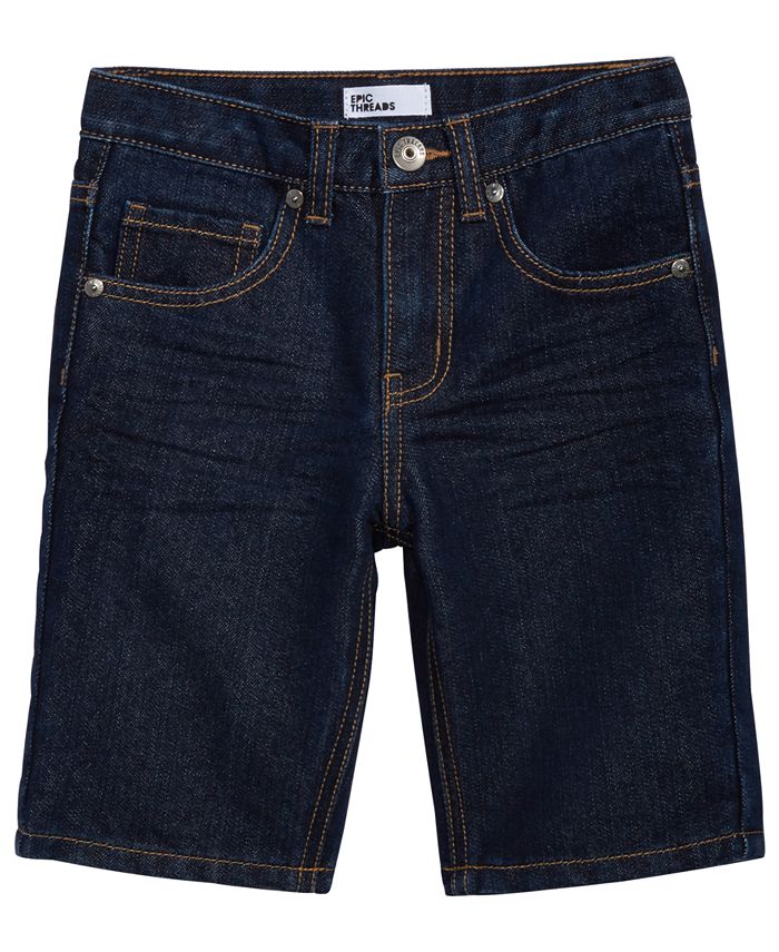 Epic Threads Clean-Edge Denim Shorts, Toddler Boys, Created for Macy's ...