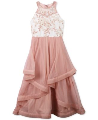 Speechless - Embroidered Maxi Dress, Big Girls (7-16)