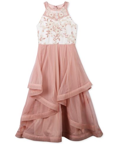 Speechless Embroidered Maxi Dress, Big Girls - Dresses - Kids & Baby - Macy&#39;s