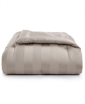 Charter Club - Damask Stripe Pima Cotton 550-Thread Count Twin Reversible Comforter
