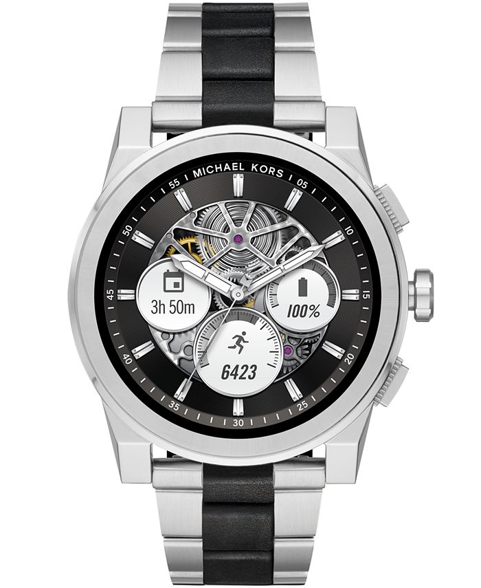 michael kors men's smartwatch grayson