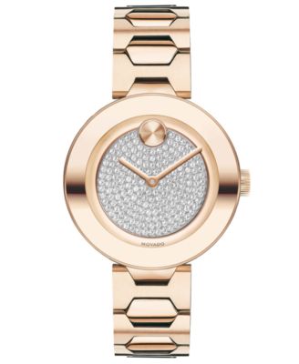 movado classic museum stainless steel watch
