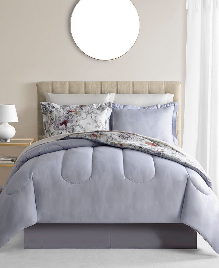 Fairfield Square Collection Paris Gold Reversible King Comforter Set - 8 Piece, Polyester - View #4