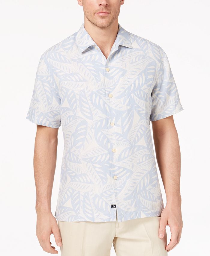 Tommy Bahama Men's Casa Fronda Palm-Print Shirt - Macy's