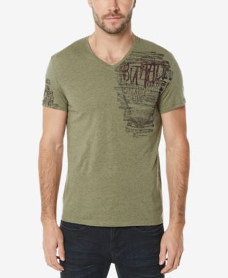Buffalo David Bitton - Men's Tirage Logo-Print V-Neck T-Shirt