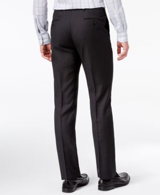 Men's Modern-Fit Stretch Textured Wool Suit Separates