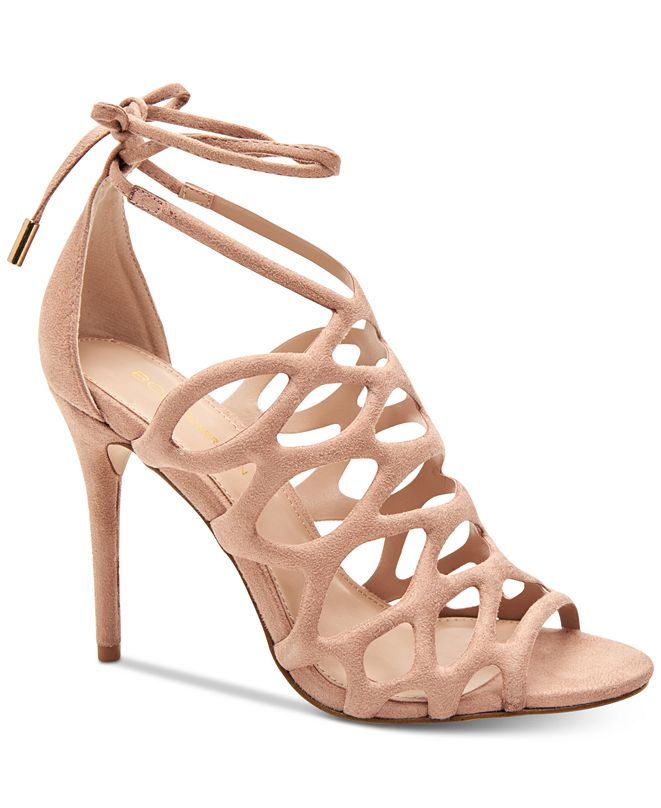 bcbgeneration braided heeled sandals
