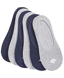 Men's Socks 6-Pack, Solid Canoe Liners