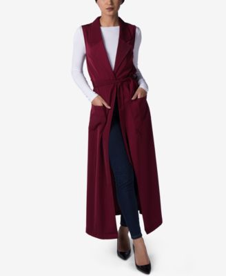 Verona Collection - Long Belted Vest