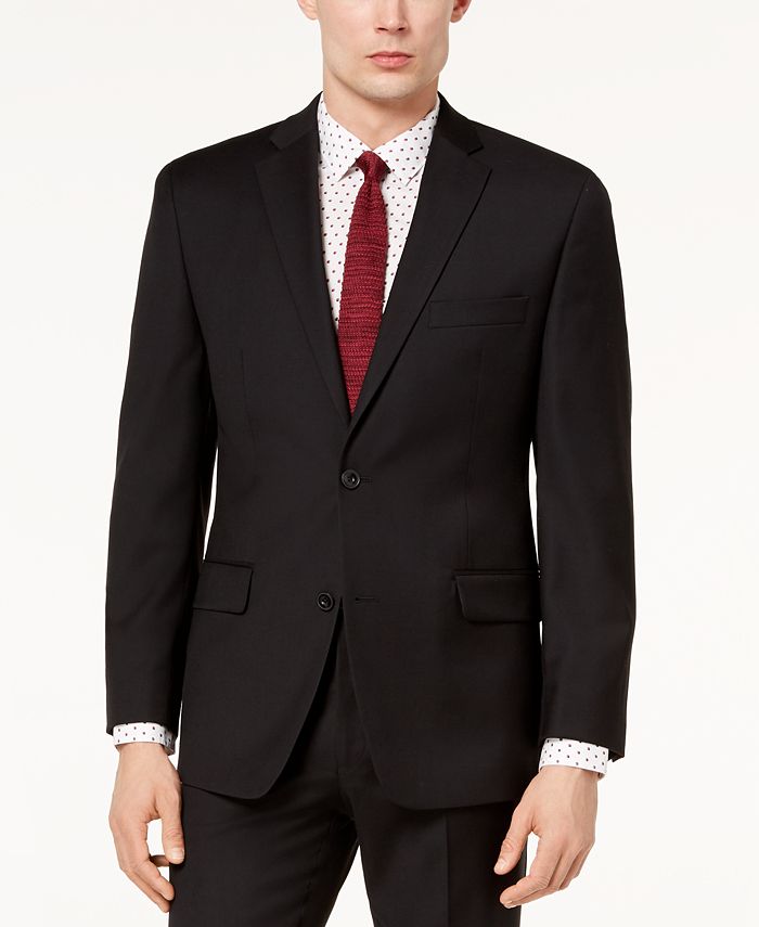 Michael Kors Men's Classic-Fit Airsoft Stretch Solid Suit Jacket - Macy's