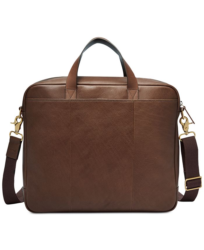 Fossil Men's Buckner Leather Briefcase Macy's