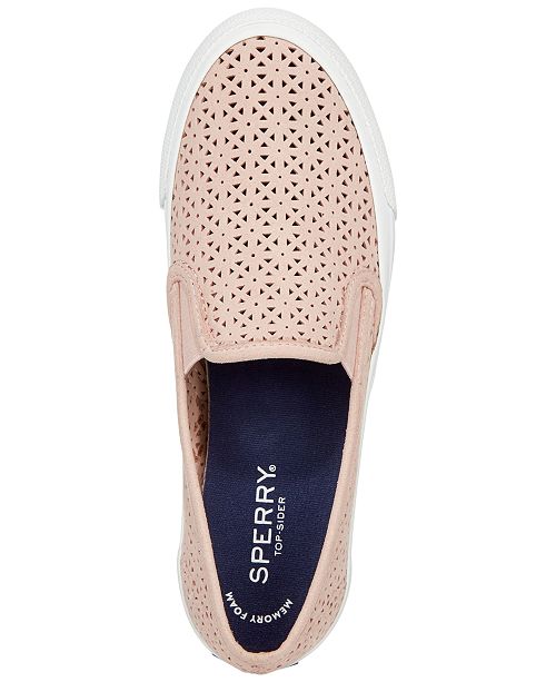 Sperry Women's Seaside Perforated SlipOn Sneakers, Created for Macy's