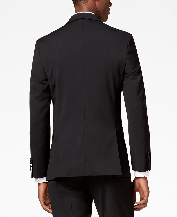 Tommy Hilfiger Men's Modern-Fit Flex Stretch Black Tuxedo Jacket ...