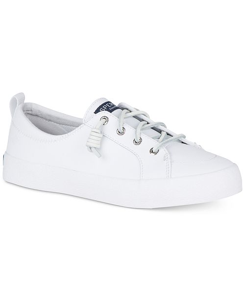 Sperry Women's Crest Vibe Leather Sneakers, Created for Macy's ...