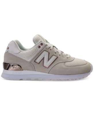 new balance 574 gold rose