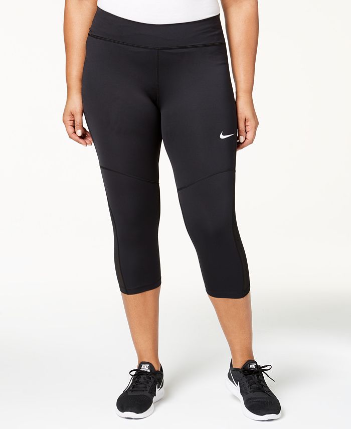 Nike Plus Size Power Capri Training Leggings - Macy's