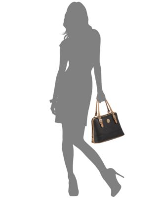 Saffiano Dome Satchel, Exclusively at Macy's