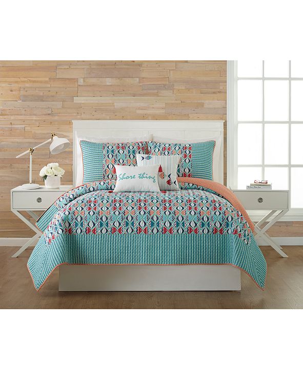Vera Bradley Go Fish Quilt Collection & Reviews Quilts & Bedspreads Bed & Bath Macy's