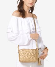 Michael kors white tops discount