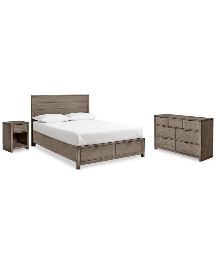 Furniture Tribeca Storage Bedroom Furniture, 3Pc. Set (Queen Bed