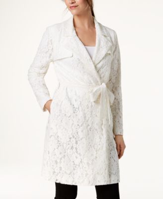 Alfani - Lace Trench Coat