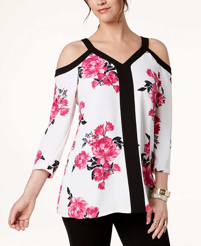 Alfani cold clearance shoulder tops