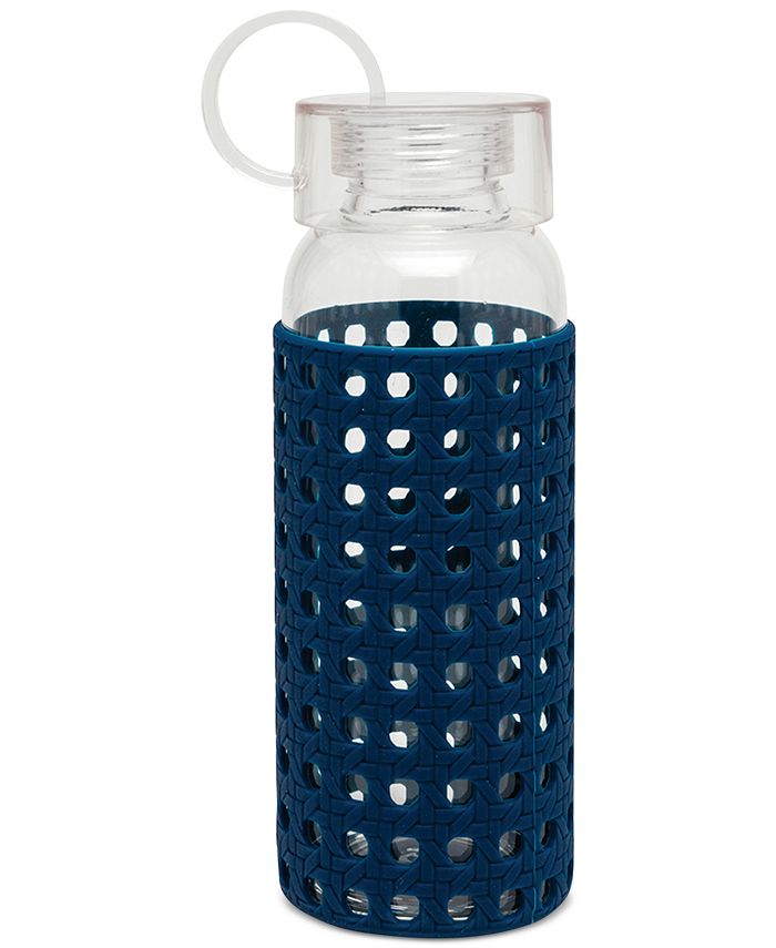 Kate Spade New York Glass Water Bottle, Navy Caning & Reviews - Home -  Macy's