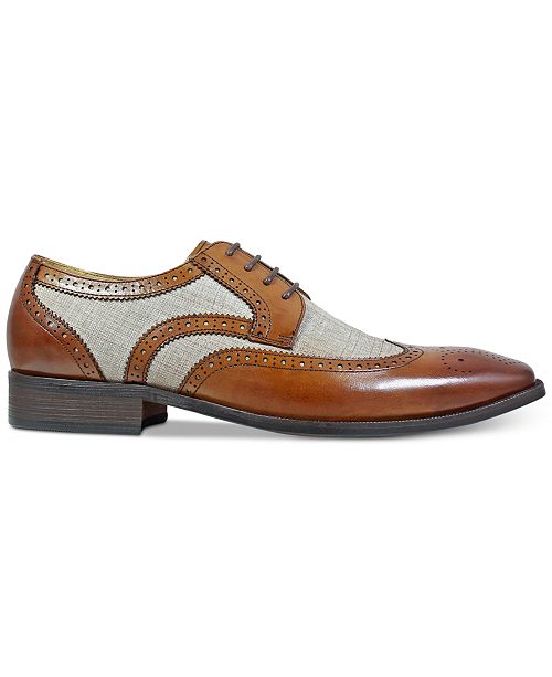 stacy adams men's kemper wingtip oxfords