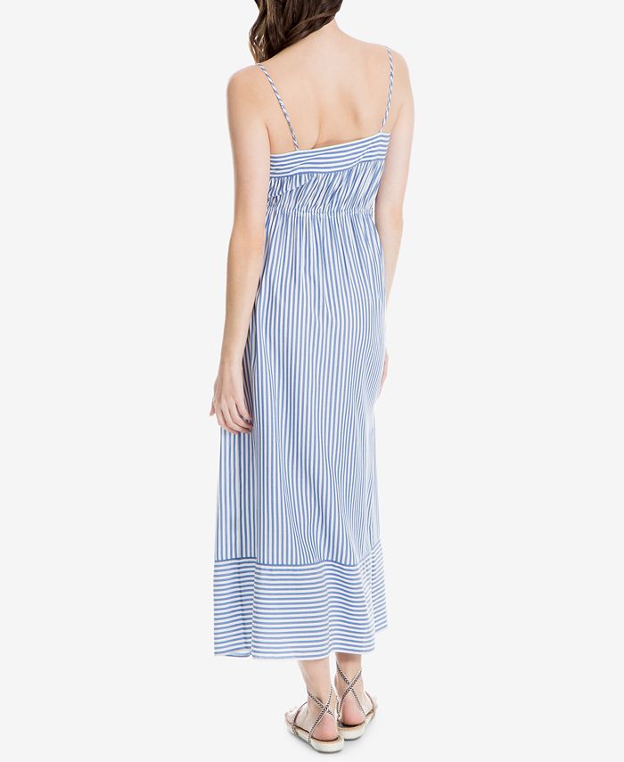 Max studio discount striped maxi dress