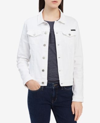 Calvin Klein Men's Stretch Essential Denim Trucker Jacket - Macy's