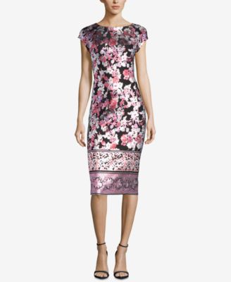 ECI - Printed Sheath Dress