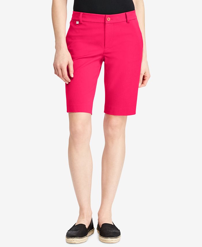 Lauren Ralph Lauren Twill Shorts - Macy's