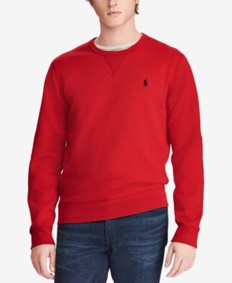 double knit sweatshirt ralph lauren