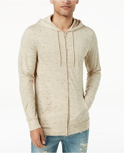 American Rag Men's Nep FullZip Lightweight Hoodie, Created for Macy's & Reviews Hoodies