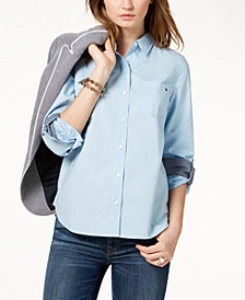 Roll-Tab Button-Up Shirt