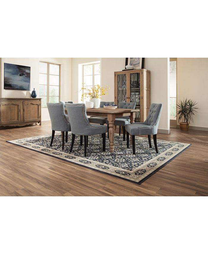 JHB Design Tidewater Lillahan Navy/ Grey Area Rugs Macy's