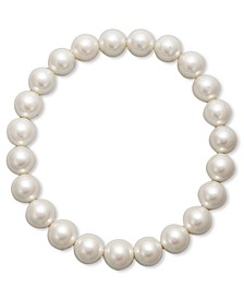 Silver-Tone Imitation Pearl (8mm) Bracelet, Created for Macy's