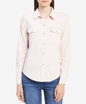 calvin klein jeans western shirt