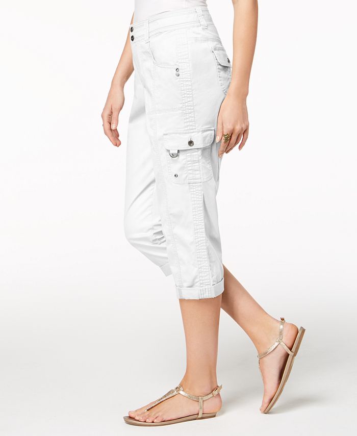 Style & Co Petite Cargo Capris, Created for Macy's Macy's