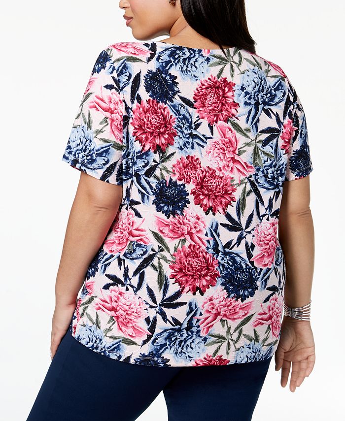 Jm Collection Plus Size Embellished Top Created For Macys Macys