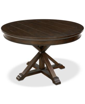 baker round pedestal dining table