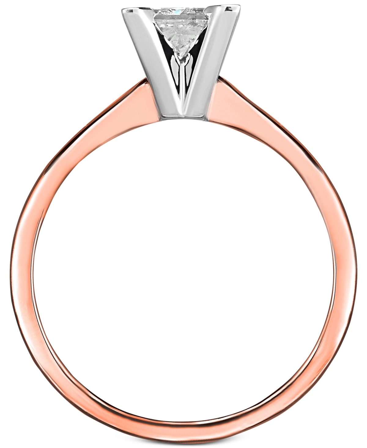 Diamond (1 ct. t.w.) Princess Engagement Ring in 14k White, Yellow or- Rose Gold