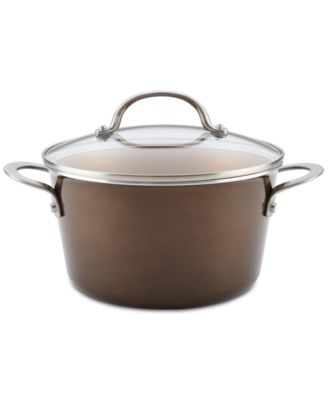Ayesha Curry - 4.5-Qt. Porcelain Enamel Sauce Pot & Lid