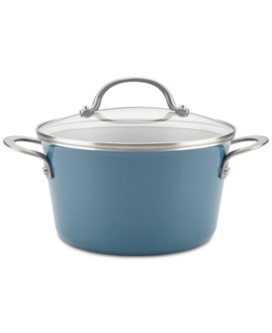 Ayesha Curry 45-Qt Porcelain Enamel Sauce Pot & Lid